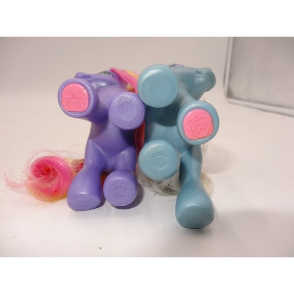 MLP Star Beam My Little Pony Figure Blue Sparkle Nose Stars Bumble Berry 2002 - Picture 10 of 10